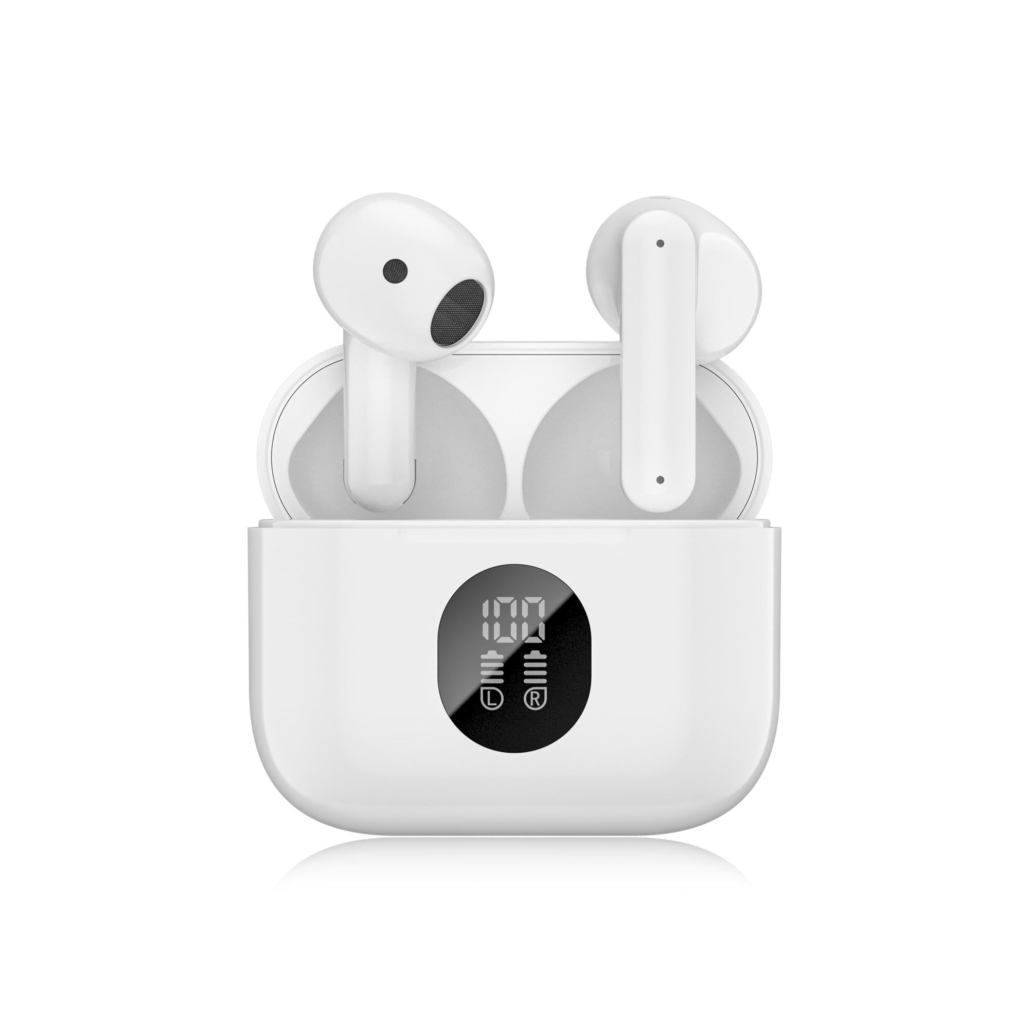 Amazon.co.jp: ワイヤレスイヤホン Bluetooth 6.0 ノイズキャンセ