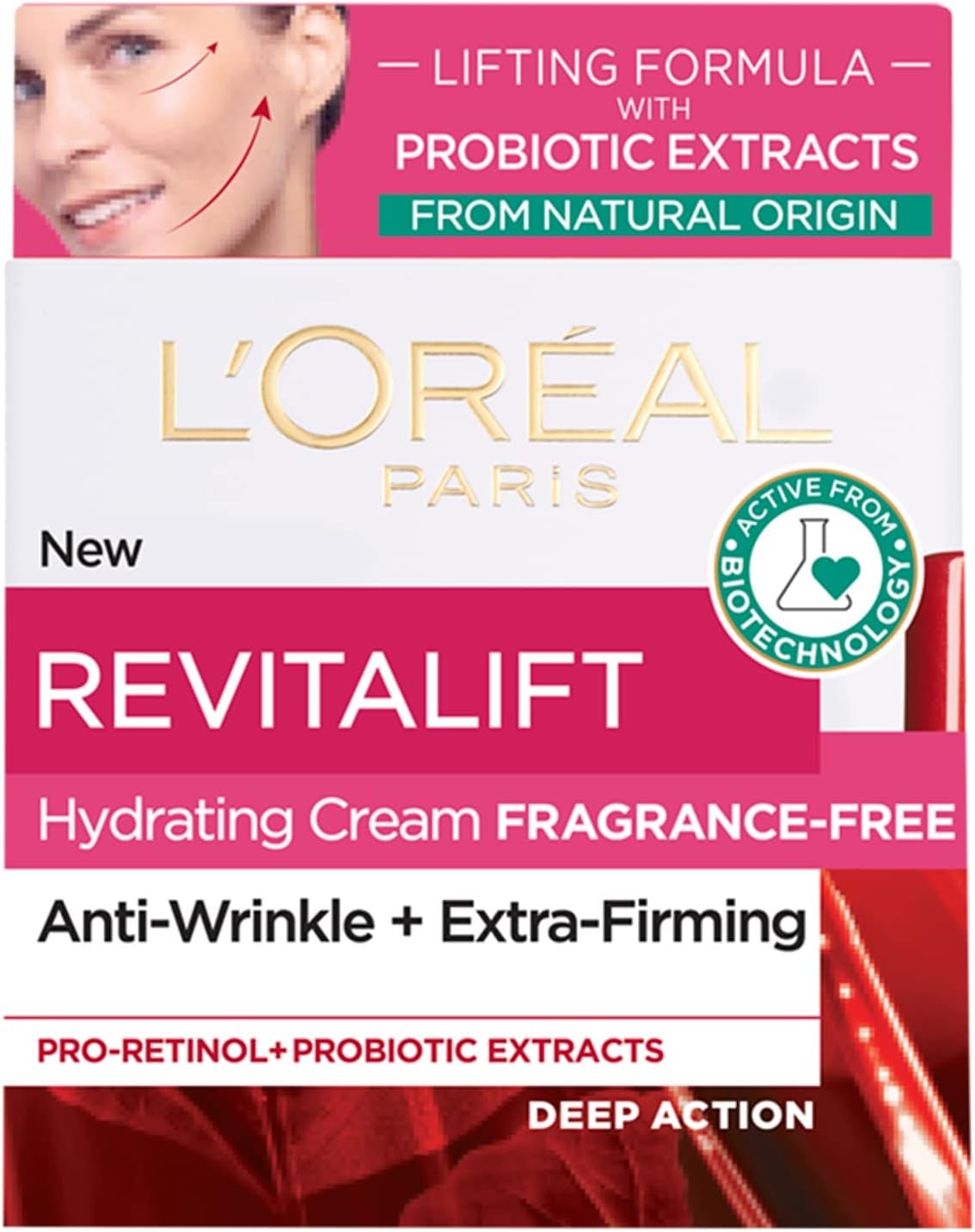 L’Oréal Revitalift Hydrating Cream – Fragrance Free (slightly damaged box)