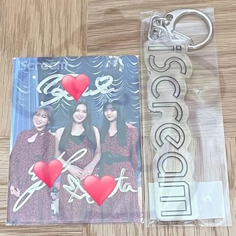 Amazon | iScream アルバム購入特典 直筆サイン トレカ キーホルダー 2