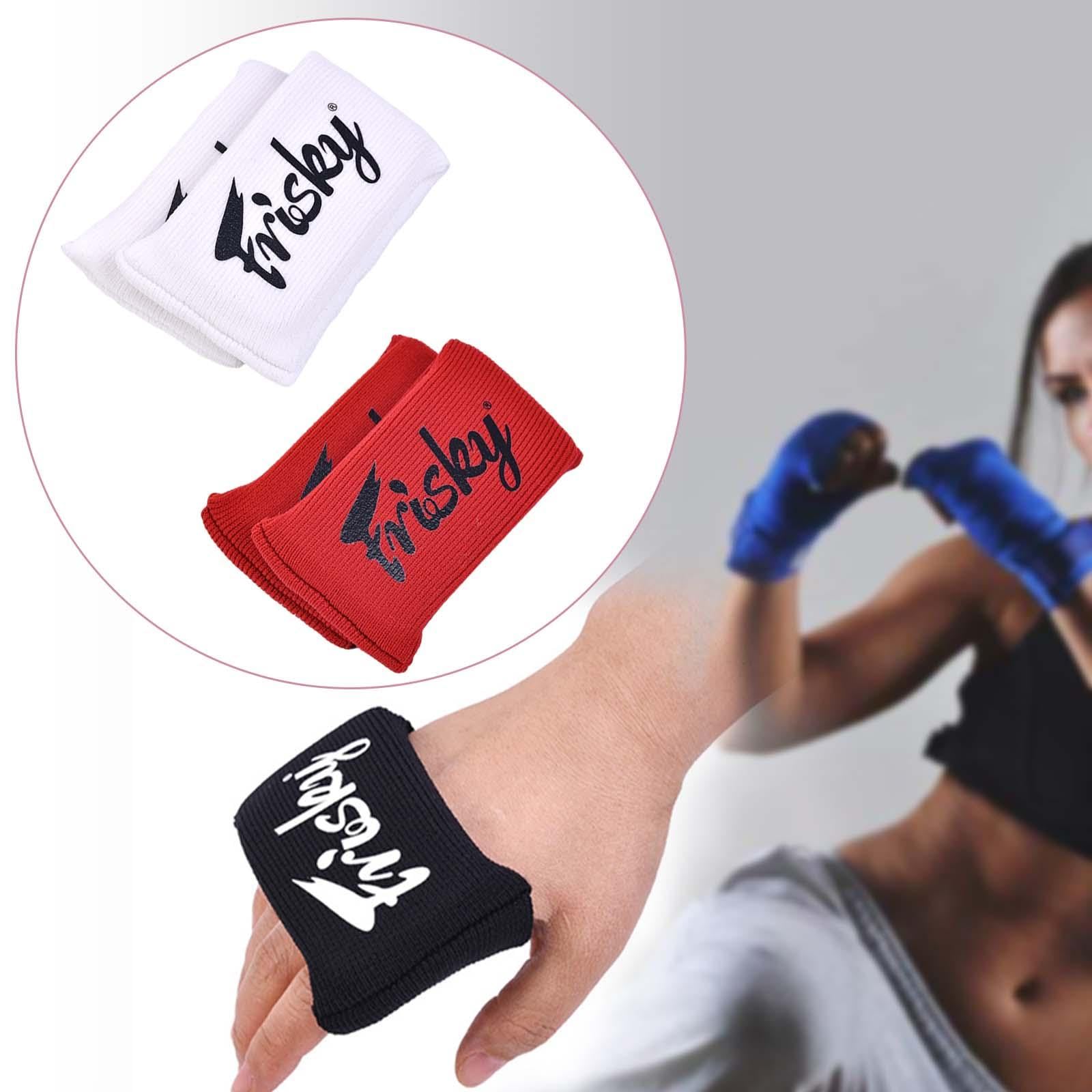 2 Piezas Protector de Nudillos Gel para Boxeo Almohadilla Relleno Mangas Manos Función Amortiguadora Absorción Golpes Adecuado para Entrenamiento DEPO