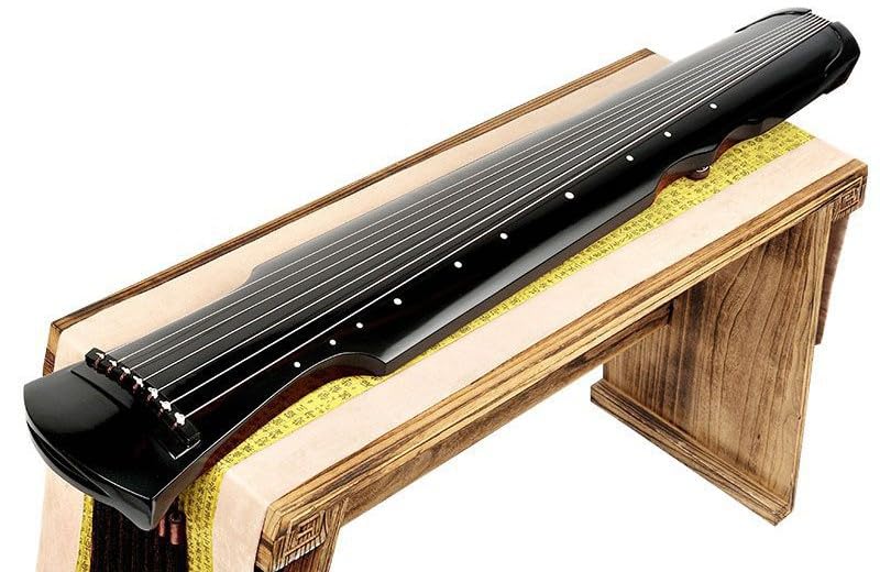 JITEM Traditionelles chinesisches 7-Saiter-Instrument, alte Paulownia-Guqin, Saiteninstrument für Anfänger(Color:A)