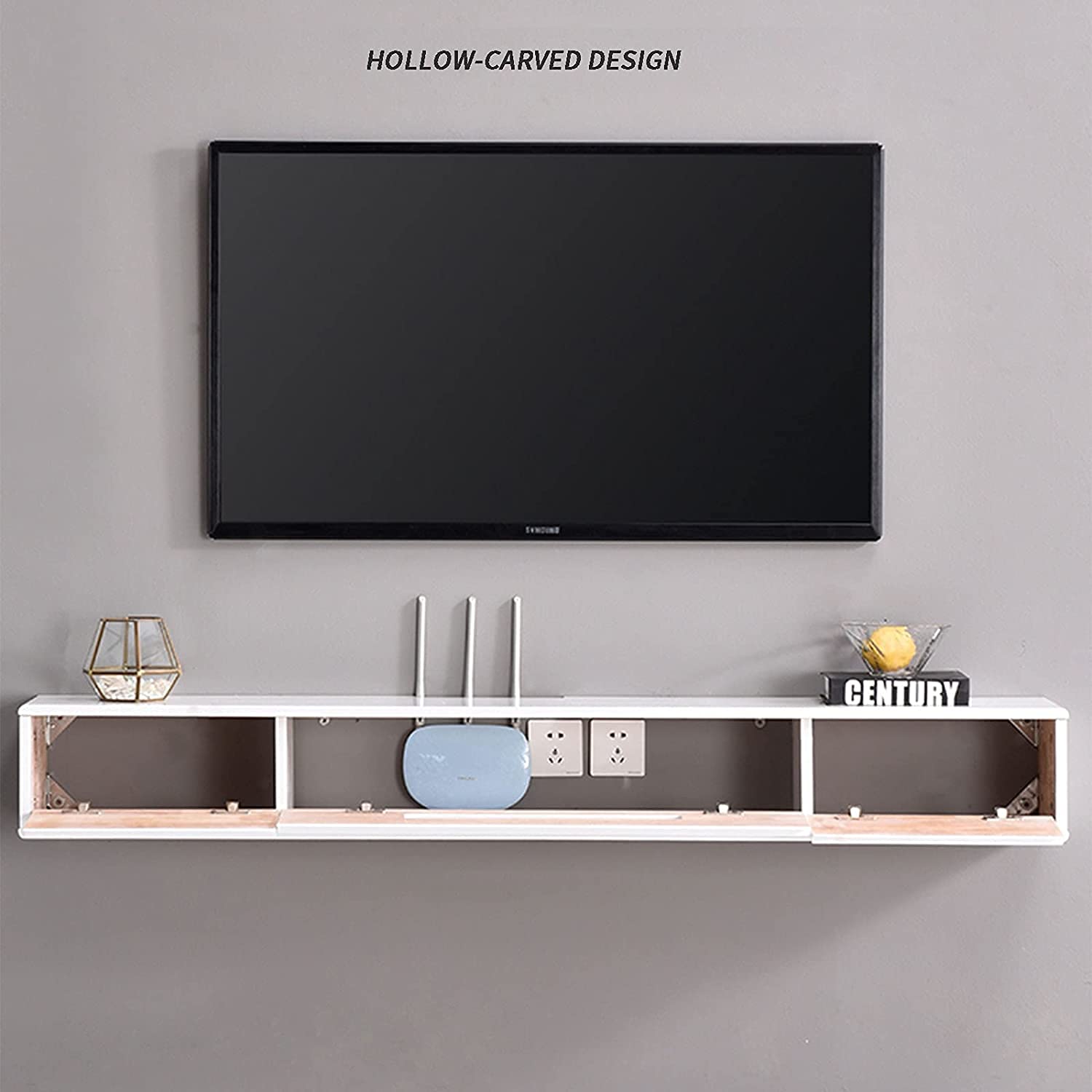 Amazon｜テレビ台 棚板 ローボード テレビボード フローティングテレビ 