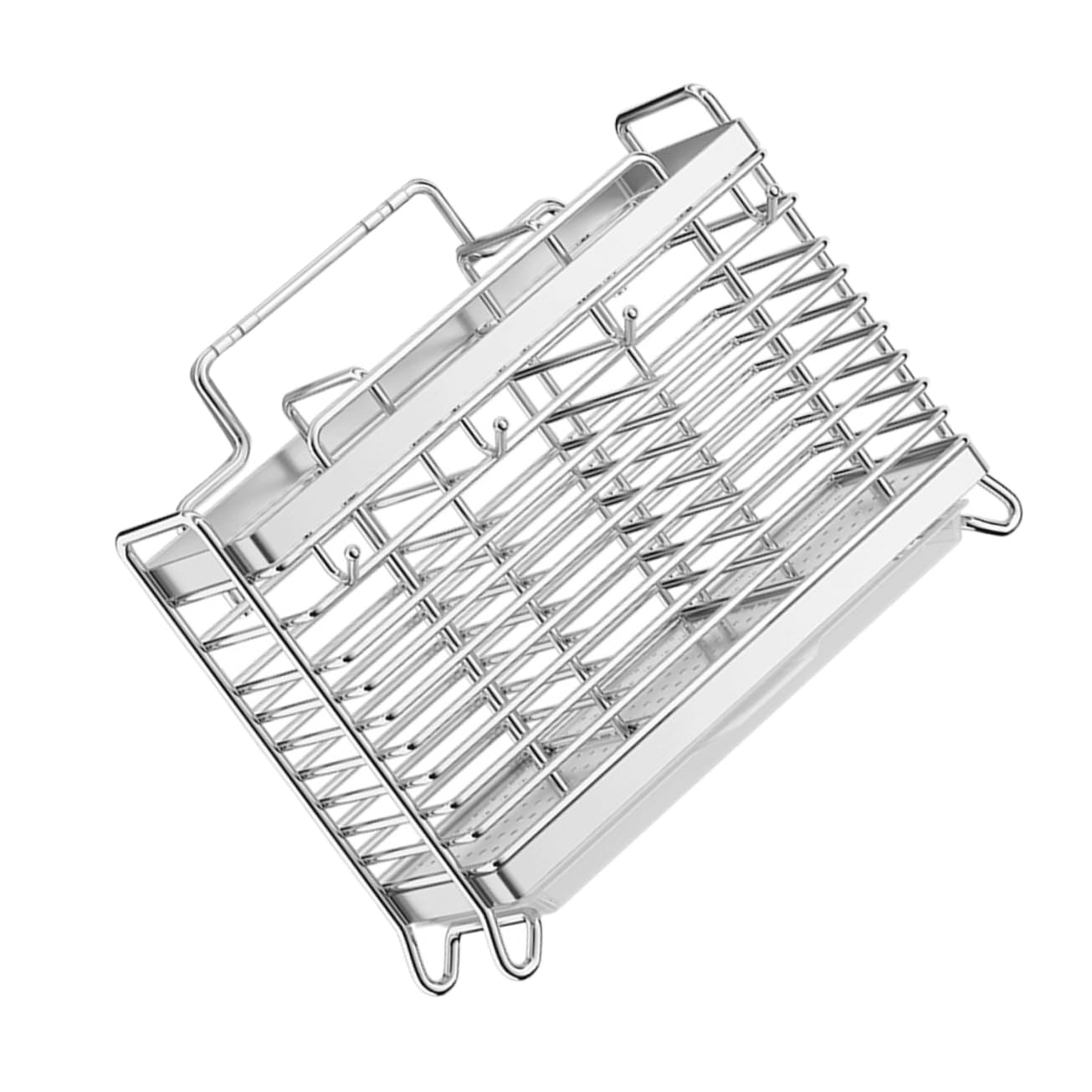 AUTSUPPL Sink Dish Drying Rack Cutlery Organizer Stand Sturdy Chopstick Holder Compact Utensil Drying Rack