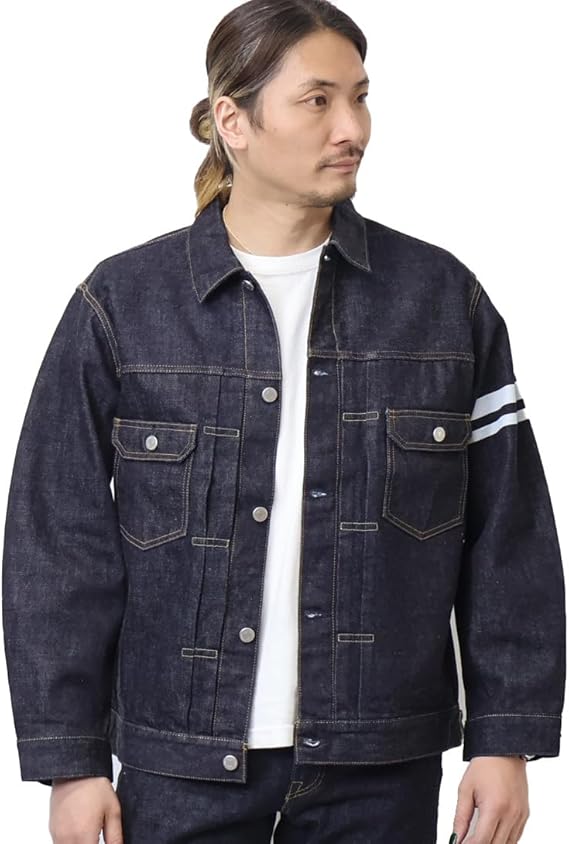 Amazon | [MOMOTARO JEANS] 桃太郎ジーンズ デニムジャケット #002