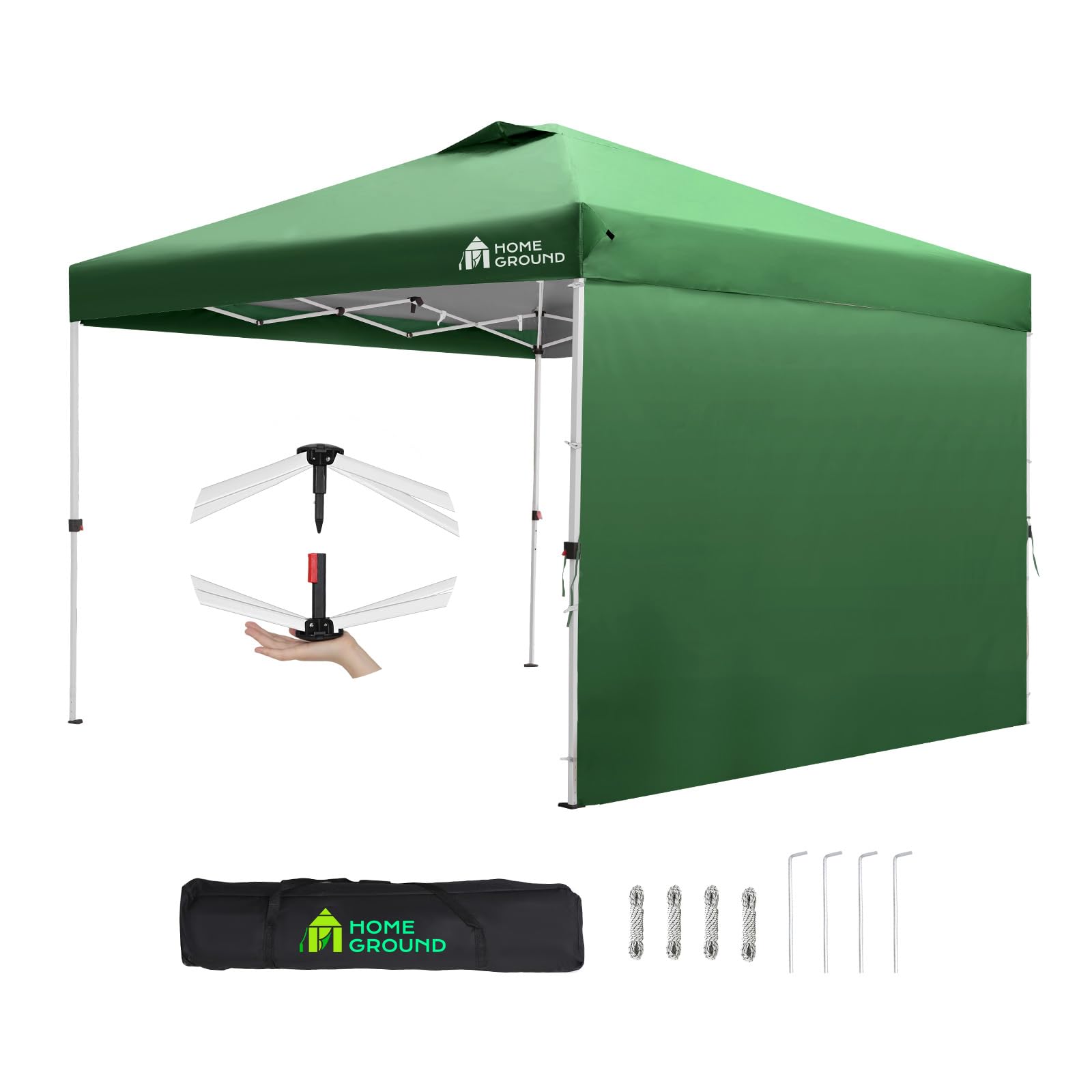 Amazon | HomeGround ワンタッチ タープテント 3m×3m 組立て簡単