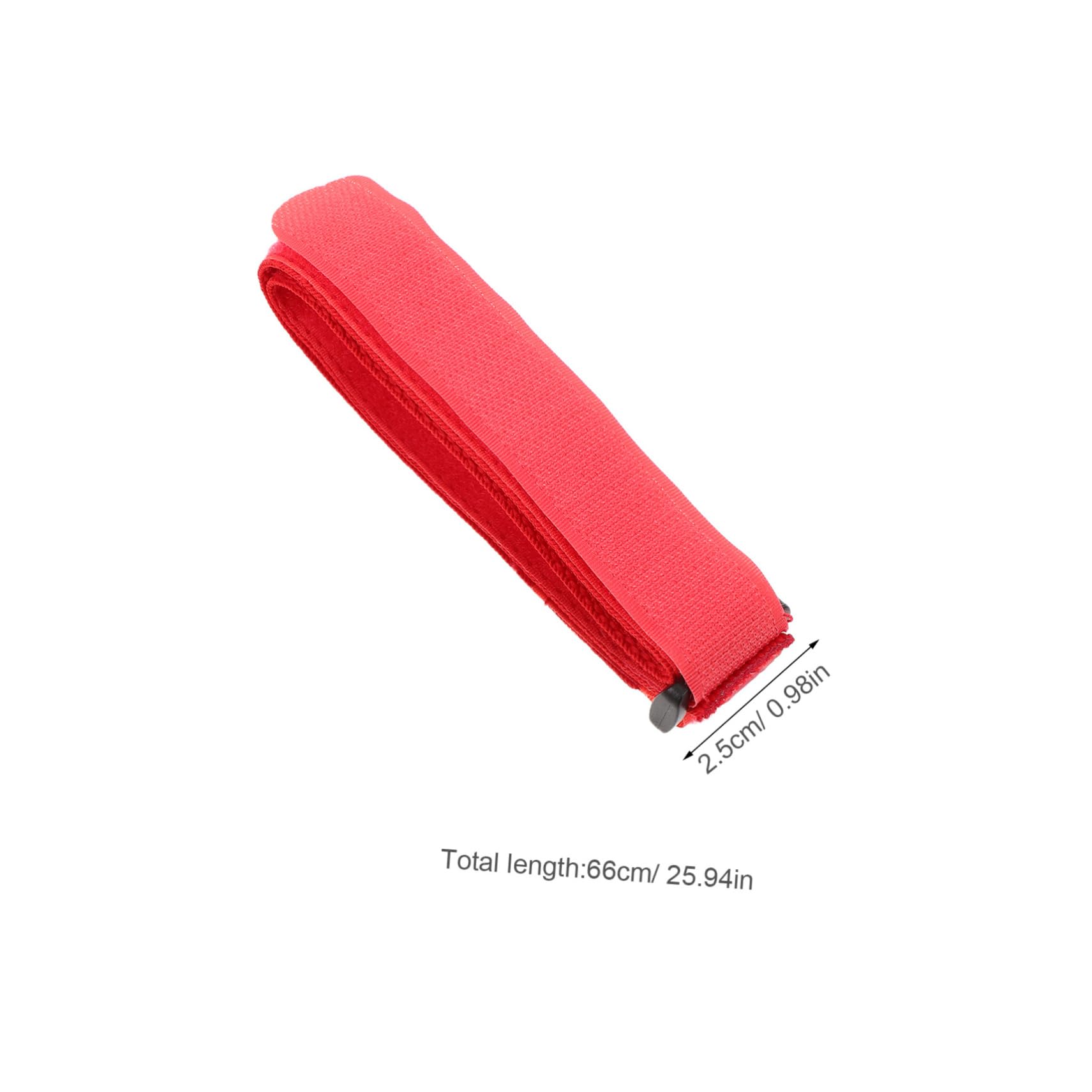 Yardwe 2 Pcs Adjustable Bicycle Rack Straps Durable Wheel Stabilizer with Hook and Loop for Secure Transport of Bikes Cycling Accessories Red