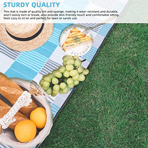 Tapis de pique-nique imperméable couverture camping et plage extra large - 8