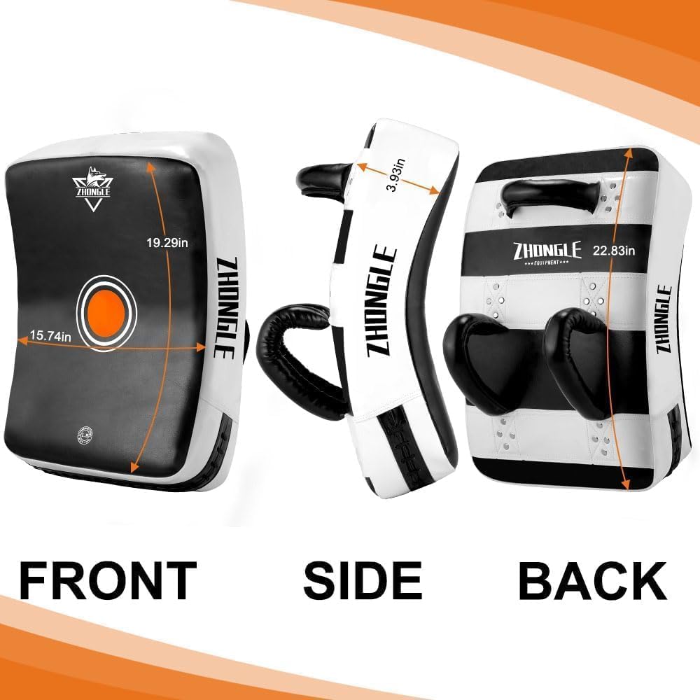 Kick Shield, Curved Muay,Thai Kicking Shield Strike Pad,Trittschlagpolster Kick Shield,Schlagschild,Schlagpolster,Thai Pads,Schlagkissen Kampfsport