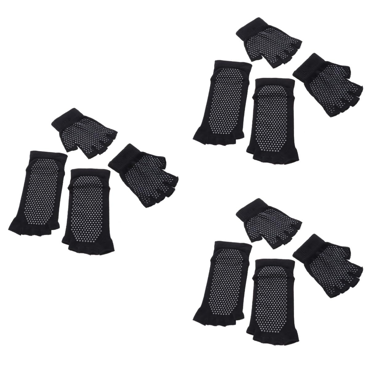 TENDYCOCO 3pcs Yoga Socks -slip Gloves Yoga Socks for Women