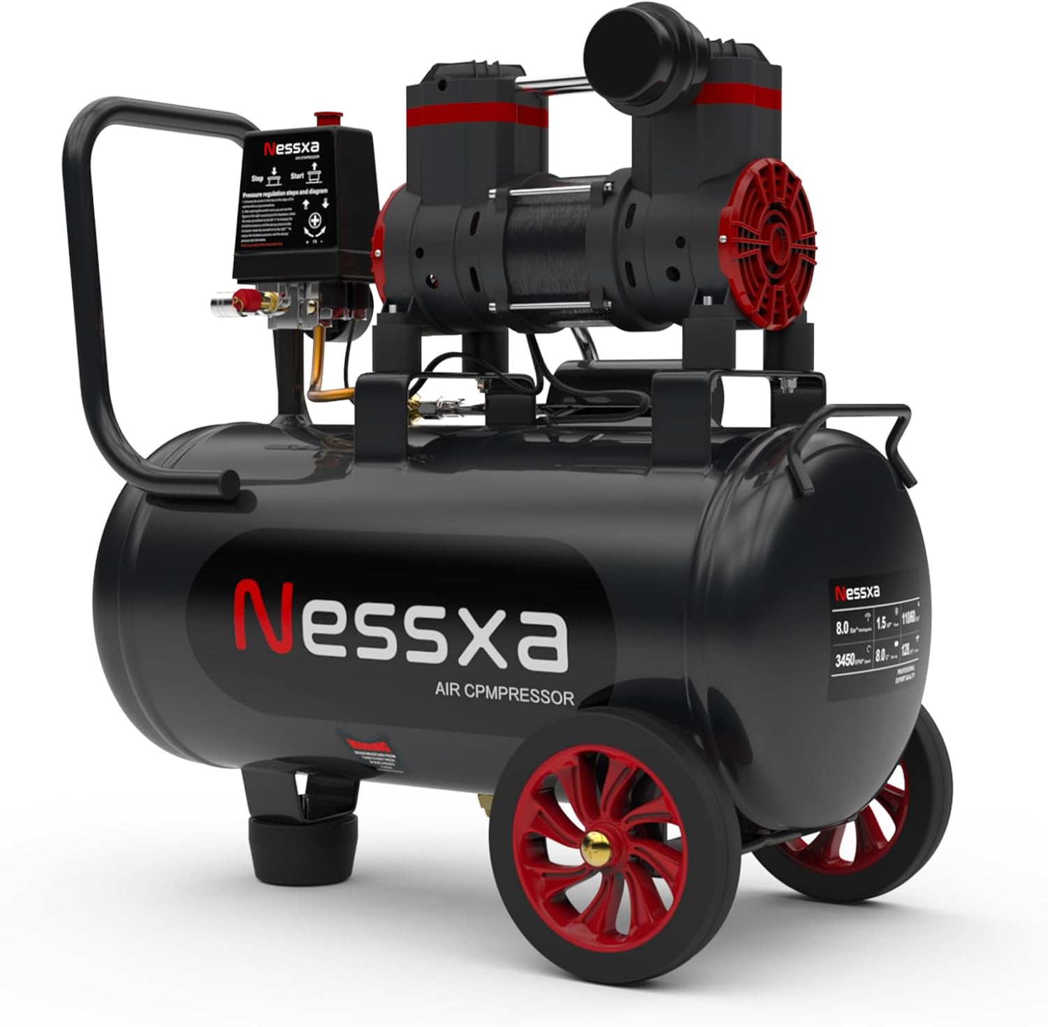 8 Gallon Ultra Quiet Air Compressor