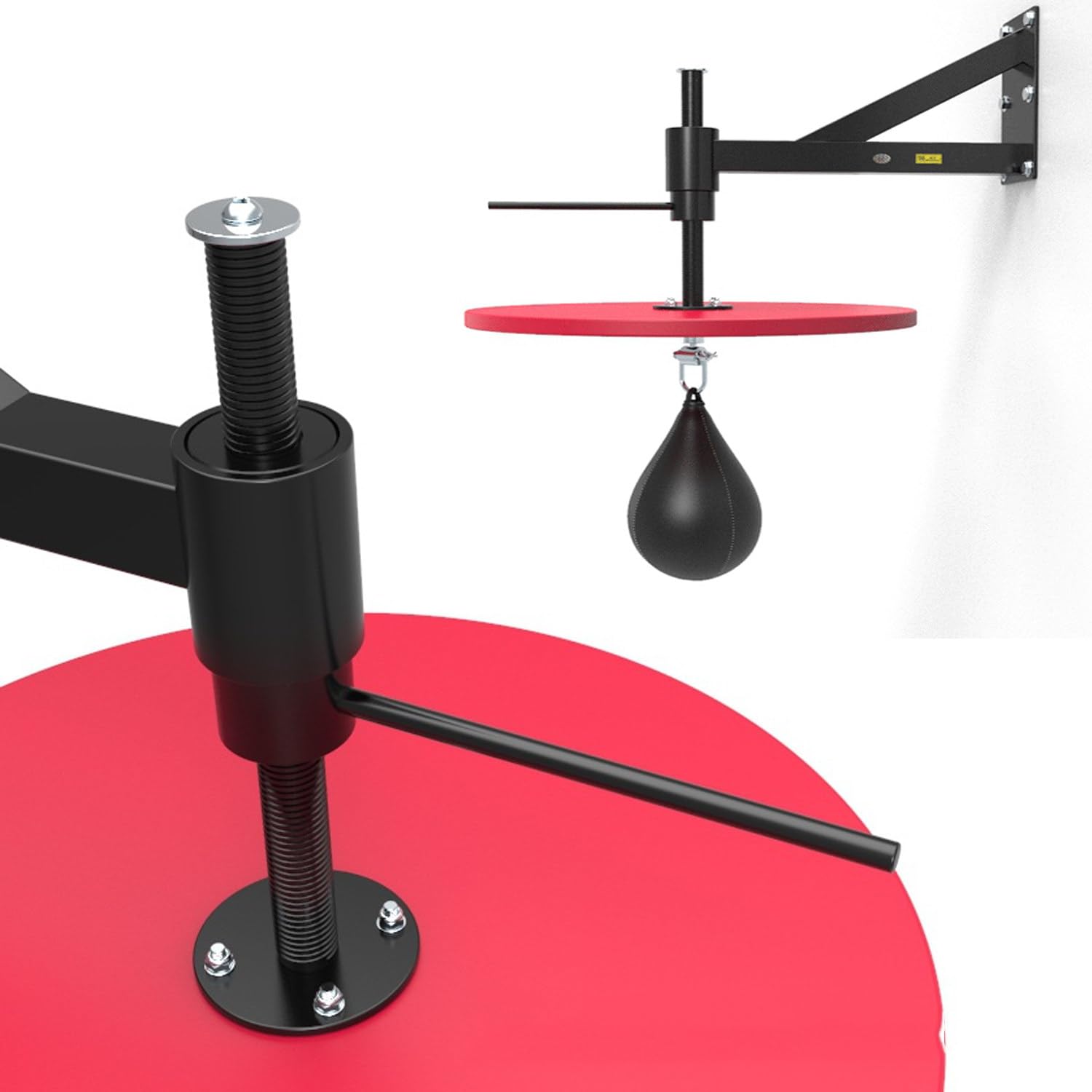 Boxen Reflex Ball,Speed Bag Für Boxen,Boxbirne Hängend,Adjustable Height Speed Bag Platform,Heavy Duty Boxing Training Equipment,Für Erwachsene Bauen Ausdauer Speedball