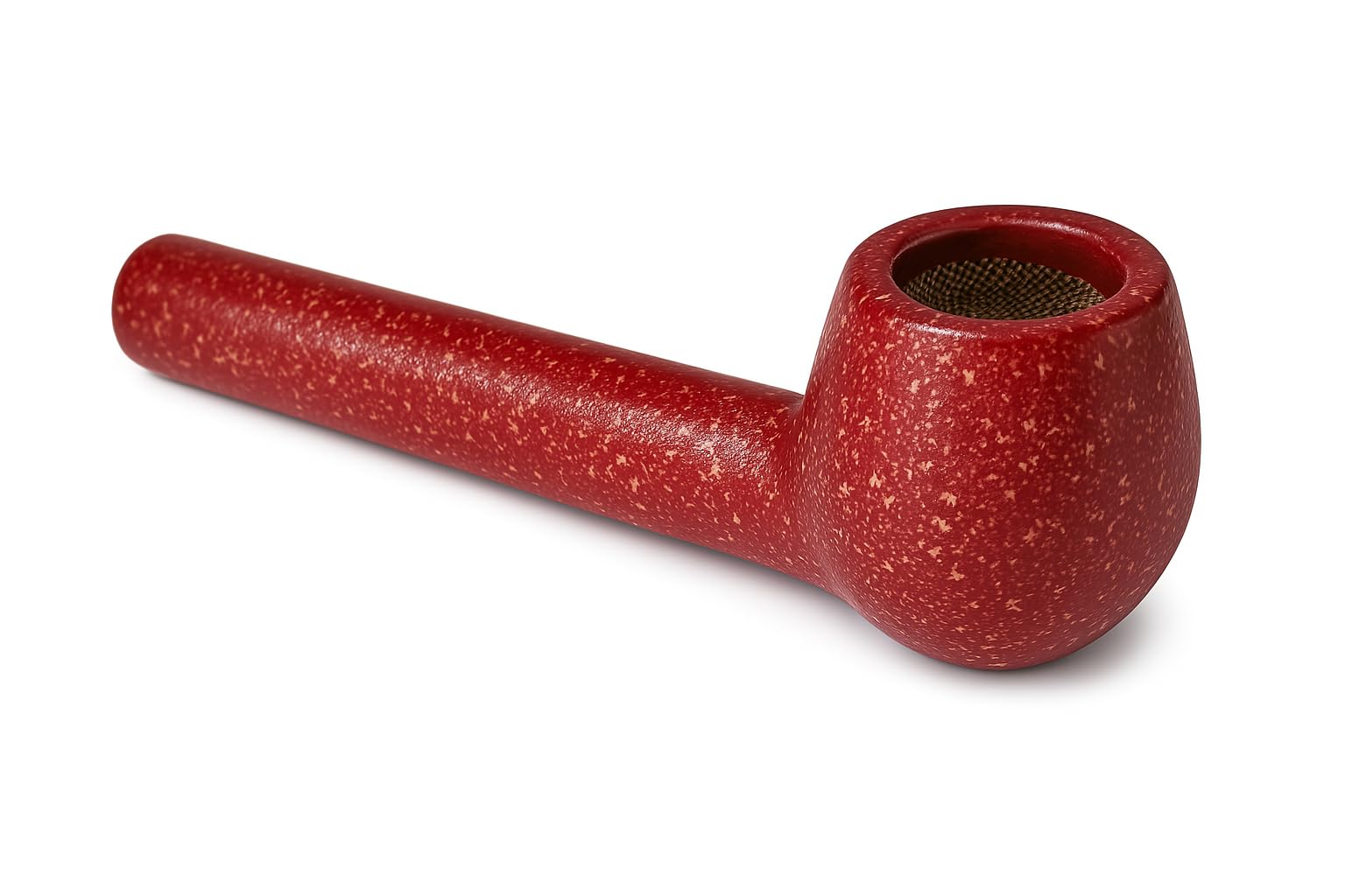 Decent Tobacco Pipe Collectable Gift for husband, father and boyfriend Mini Smoking (Red, Mini Pipe)