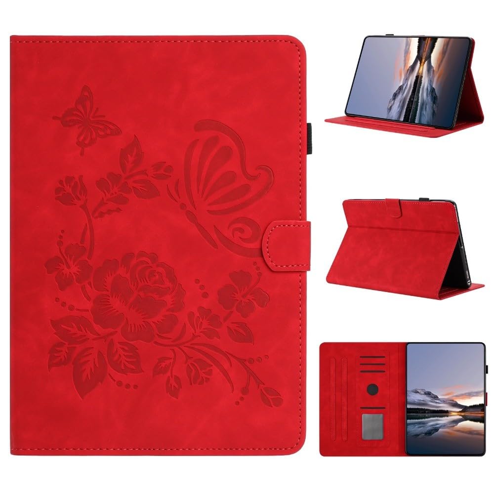 Generic - Funda para Kindle Paperwhite 3 (2015), color rojo y negro
