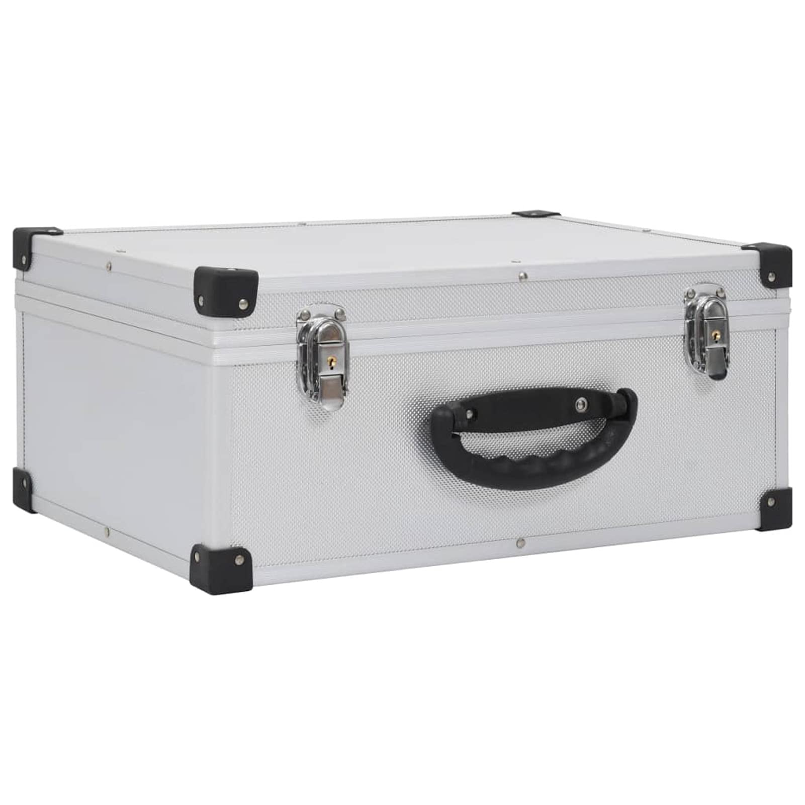 Custodia CD per 60 CD in Alluminio ABS Argento,Forniture per Ufficio,Archiviazione e organizzazione,Porta CD/DVD-91856