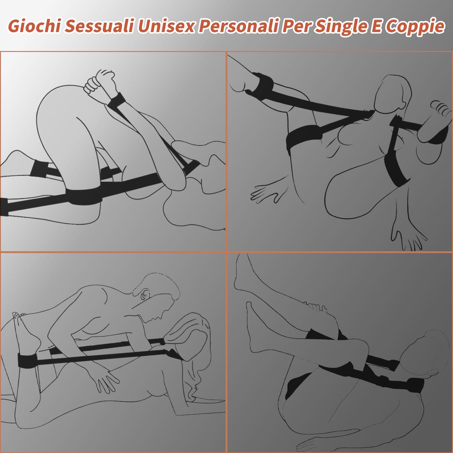 Manette per Coppia Manette Sexishop Manette Sexyshop Nere Sexytoysys Coppia Donna Sexyshop Per Lui e Lei 5 Kit
