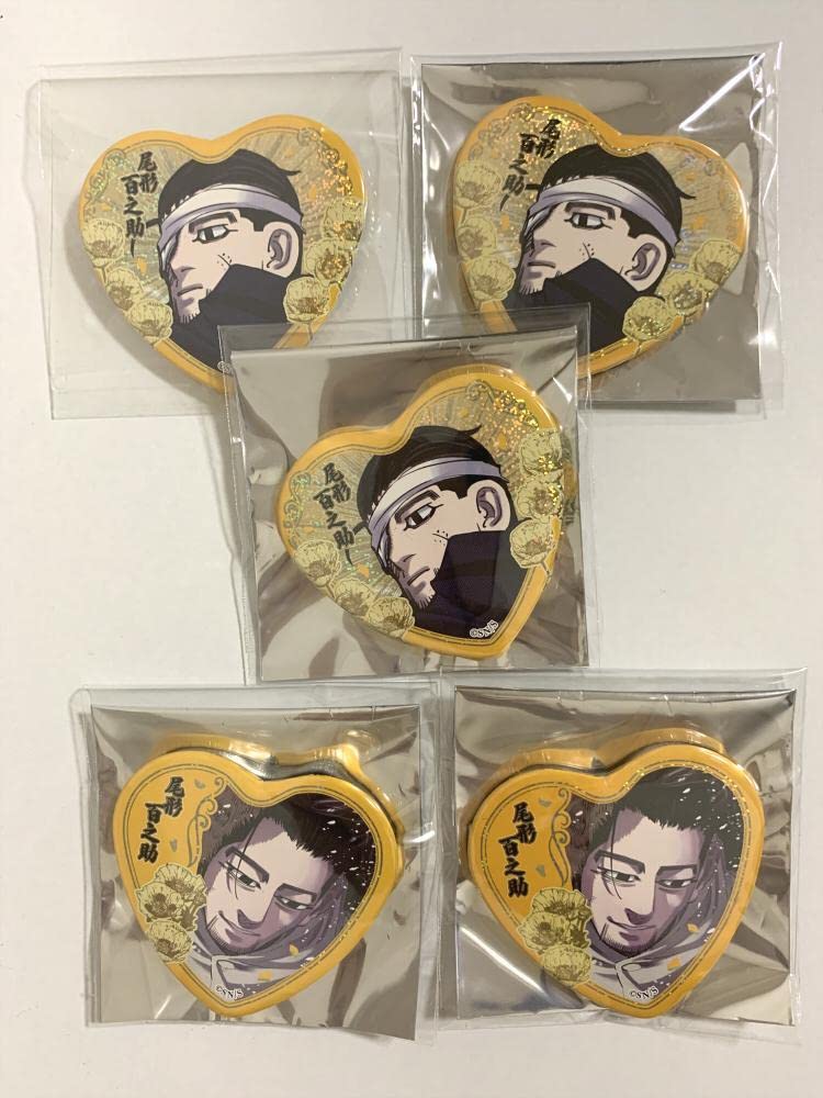 Amazon.co.jp: ゴールデンカムイ 尾形 愛です ハート缶バッジ : おもちゃ