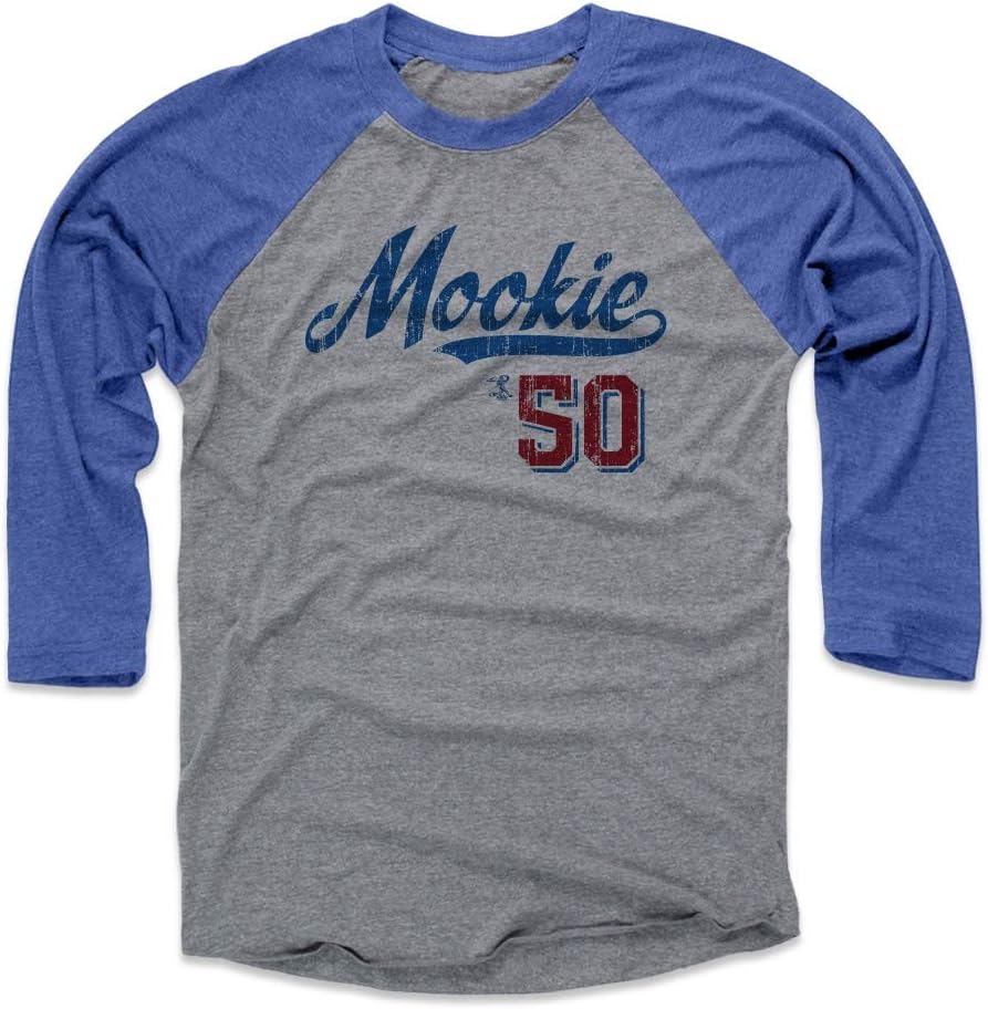 500 LEVEL Mookie Betts 3/4 Sleeve Raglan T-Shirt - Mookie Betts Script