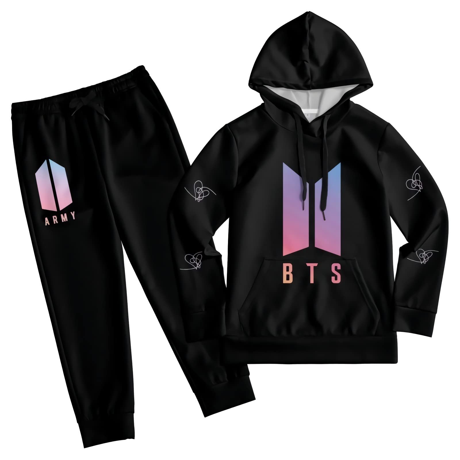 BIDSNUAS Women's Hoodies 3D Printed Unisex Sweatshirts Men's Pullover Hoodies