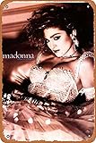 Zuhhgii Music Metal Posters Madonna Like a Virgin Tin Metal Sign 8' X 12'