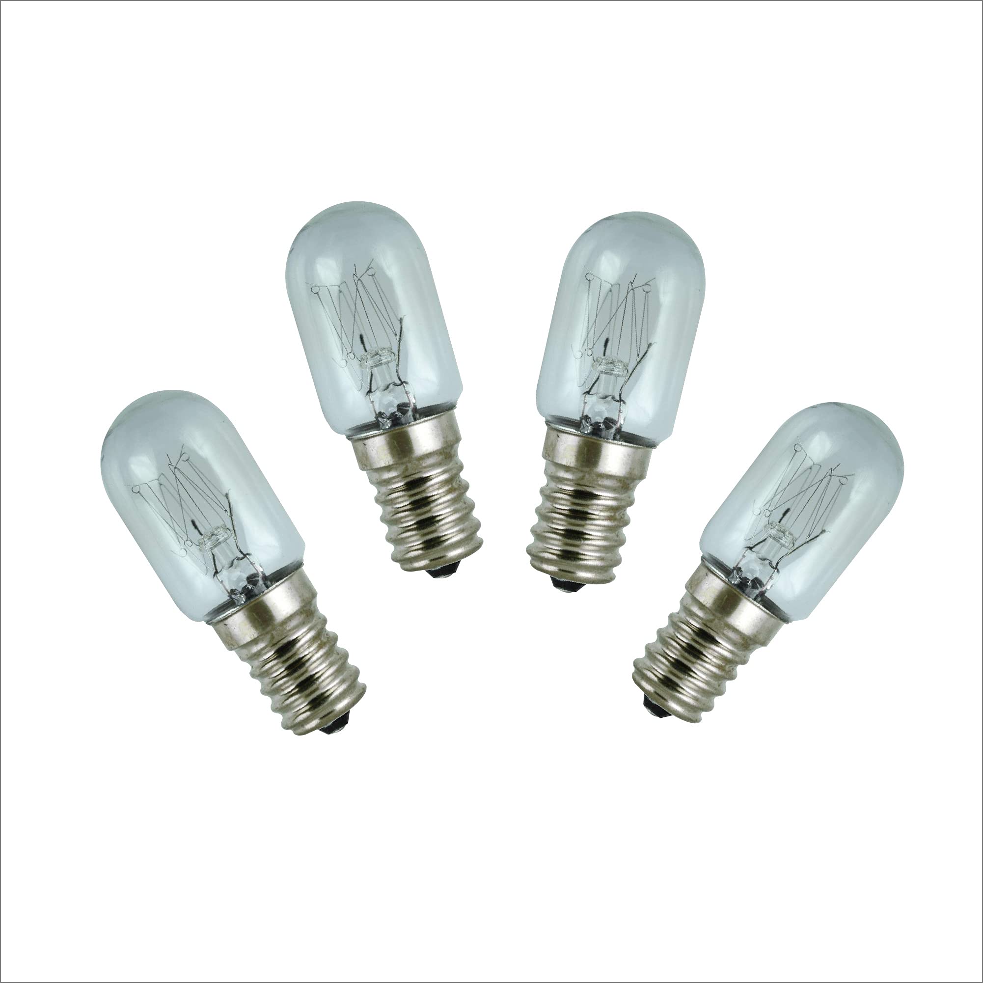 QUEENS CANVAS 10 Watt E-14 Bulb Pack of 4 (Yellow) | Long Lasting Incandescent Salt Lamp Bulb | Himalayan Salt Lamp Bulb (B0BXJNBY12) Amazon Price History, Amazon Price Tracker
