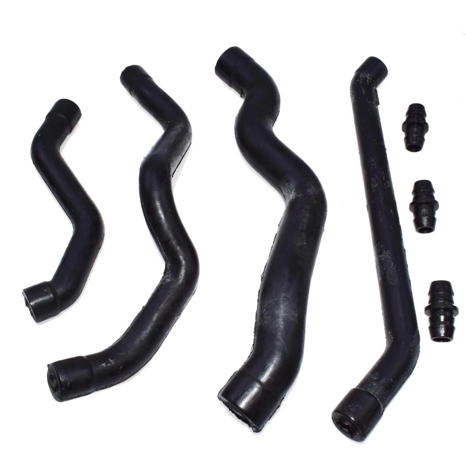 Fvoirss One Color Engine Breather Vent Hose Compatible With Benz For E55 For Amg 1999-2006 For G500 2002-2008 For R500 2006-2007 Car Engine Crankcase Ventilation Pipe 1120180482(Kit B)