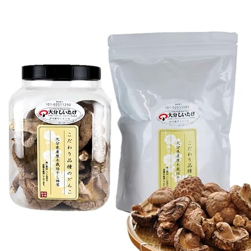 お好きな分だけ取出せる肉厚どんこ1缶+詰め替え用1袋/計360g_1389R