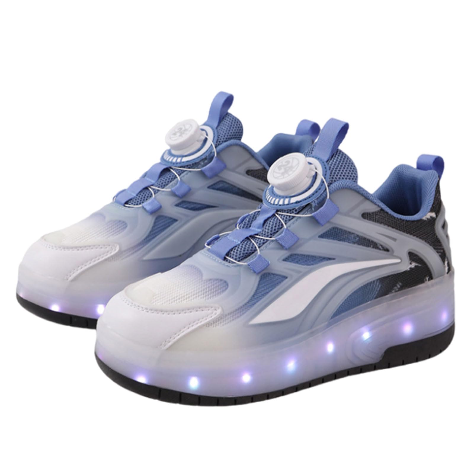 Scarpe Sportive Con Rotelle Retrattili Per Bambina - Con Luci LED Ricaricabili, Ruote In TPU, Per Pattinare E Camminare