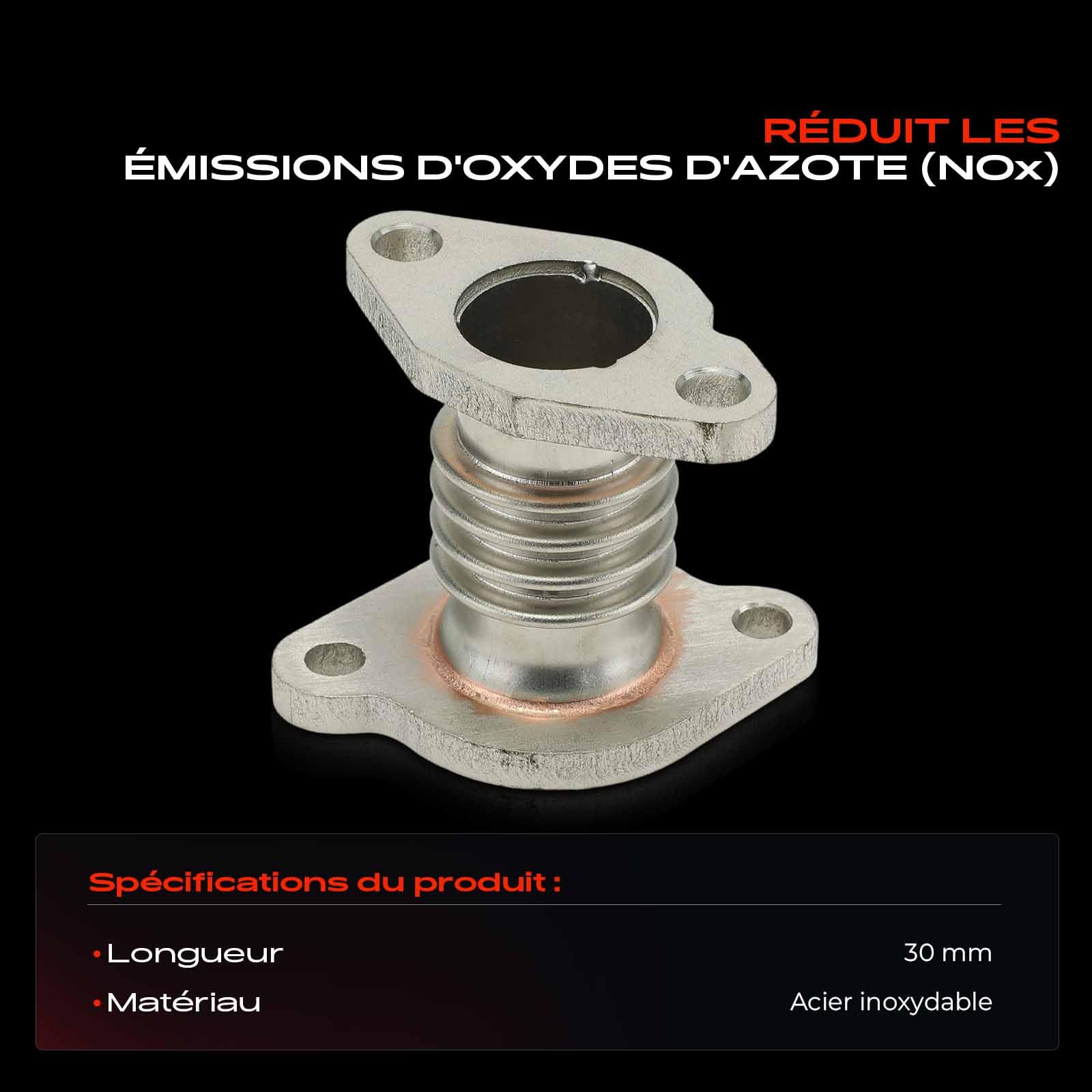 Frankberg Vanne EGR de pipeline 5801385944 | Compatible avec: Ducato Van 250, Daily VI plateau/châssis, Boîte quotidienne VI, Bus Ducato 250, Ducato plateau/châssis 250