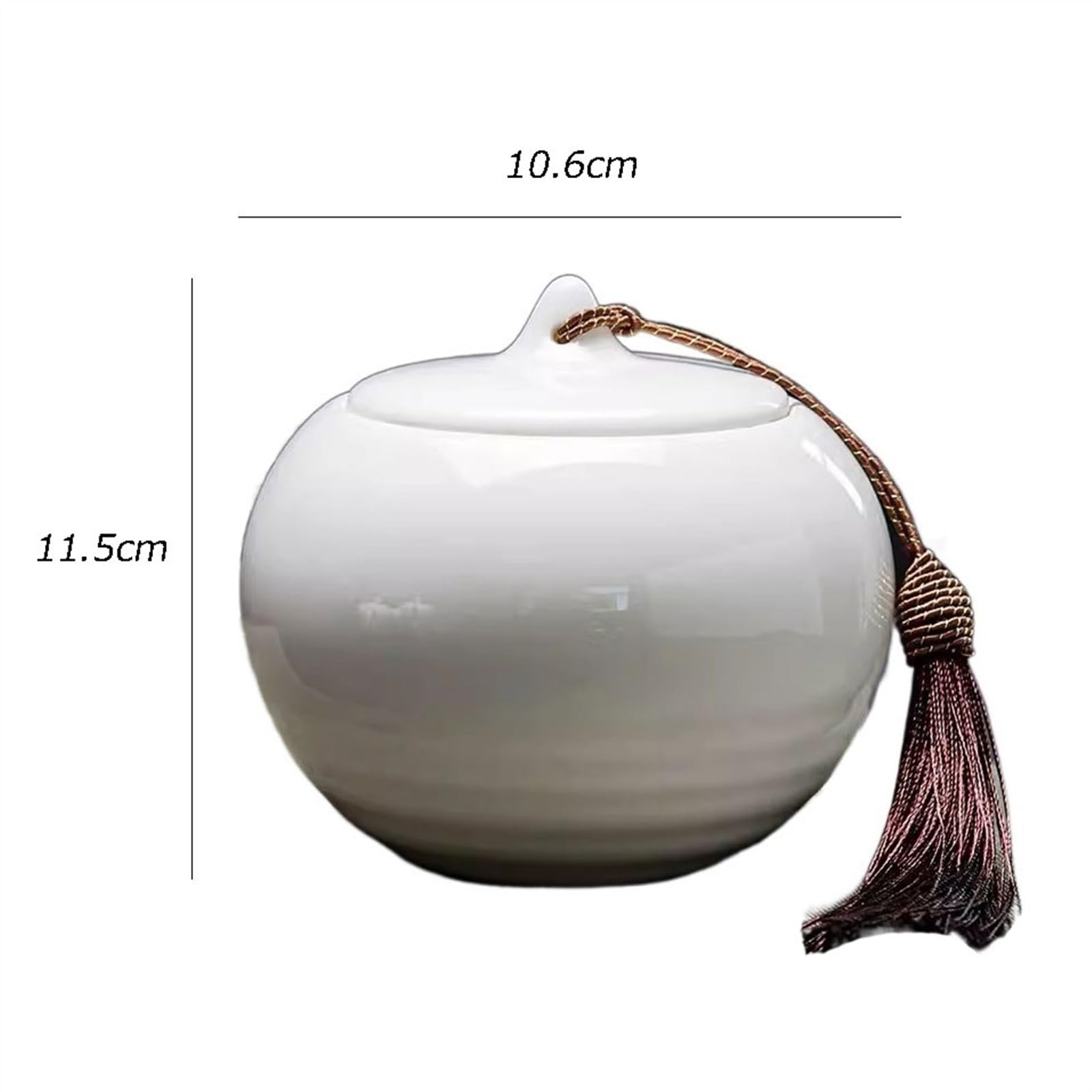 Pojemnik na zapasy, wysokiej jakości, chiński, biały, porcelanowy pojemnik
