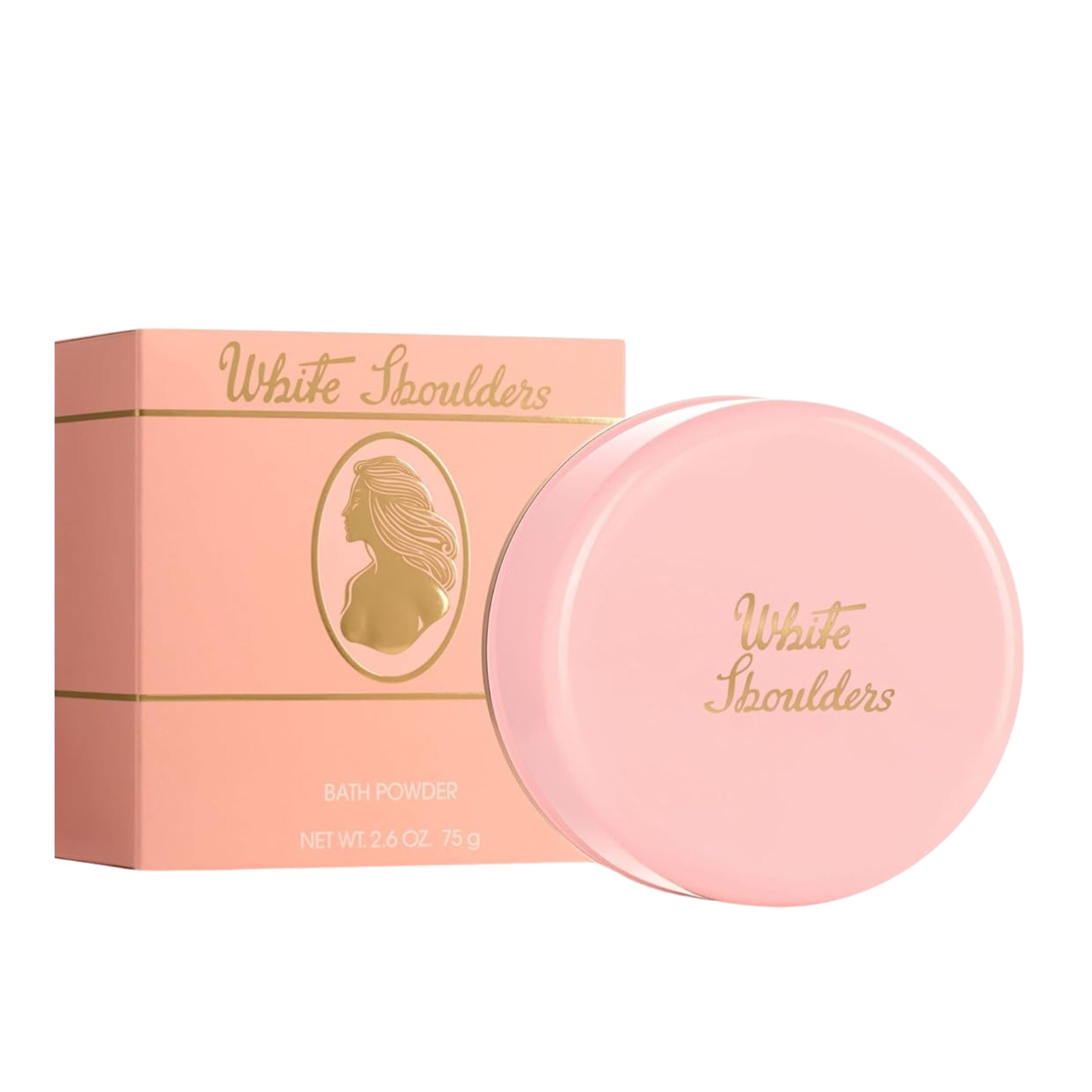 White Shoulders by Evyan for Women Bath Powder 2.6 Oz