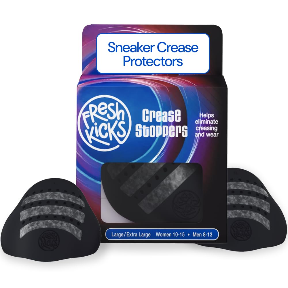 Shoe Crease Protectors - Comfy Anti-Crease Shoe Shields for Men, Women & Kids - Non-Creasing Inserts for Sneakers