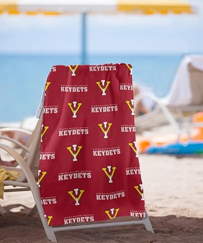 Miniatura 2 de LOGOVISION Virginia Military Institute - Toalla de playatoalla de baño, 30 x 60 pulgadas, patrón de logotipo
