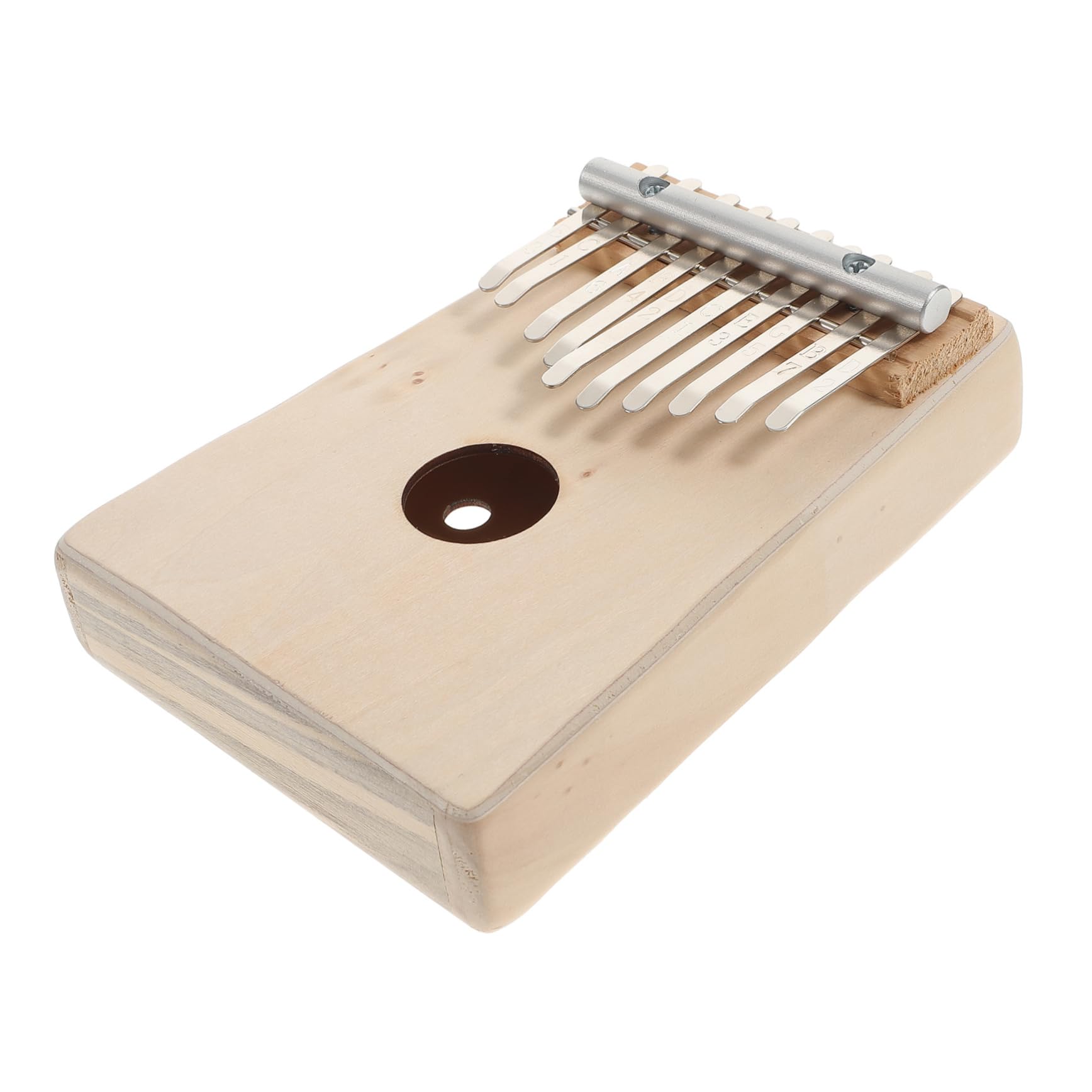 Toddmomy 10 Keys Wooden Finger Piano Diy Kit Kalimba Thumb Piano Set Portable Accessories