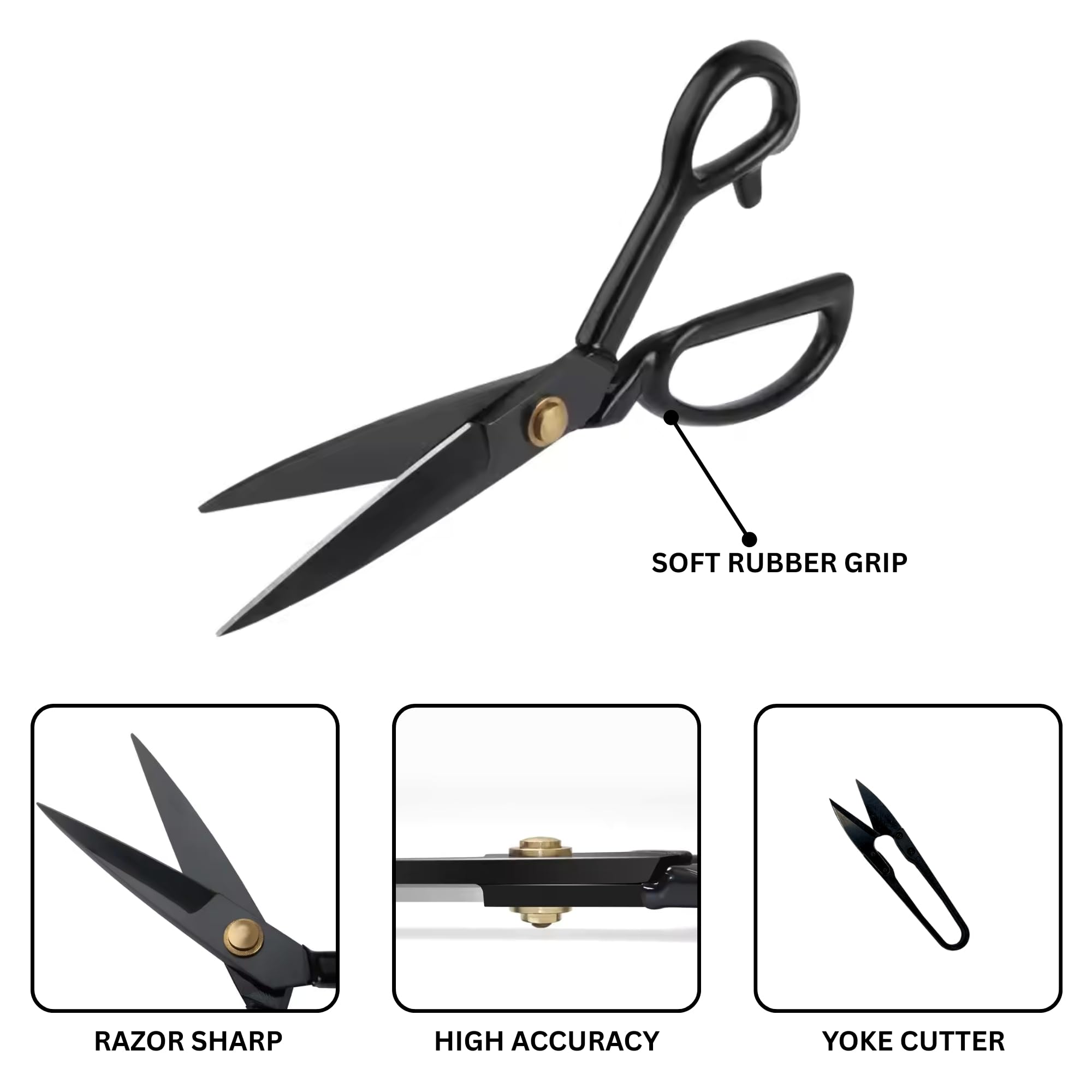 YOKE Japan10 Inch Heavy Duty Tailoring Scissor + Cutter