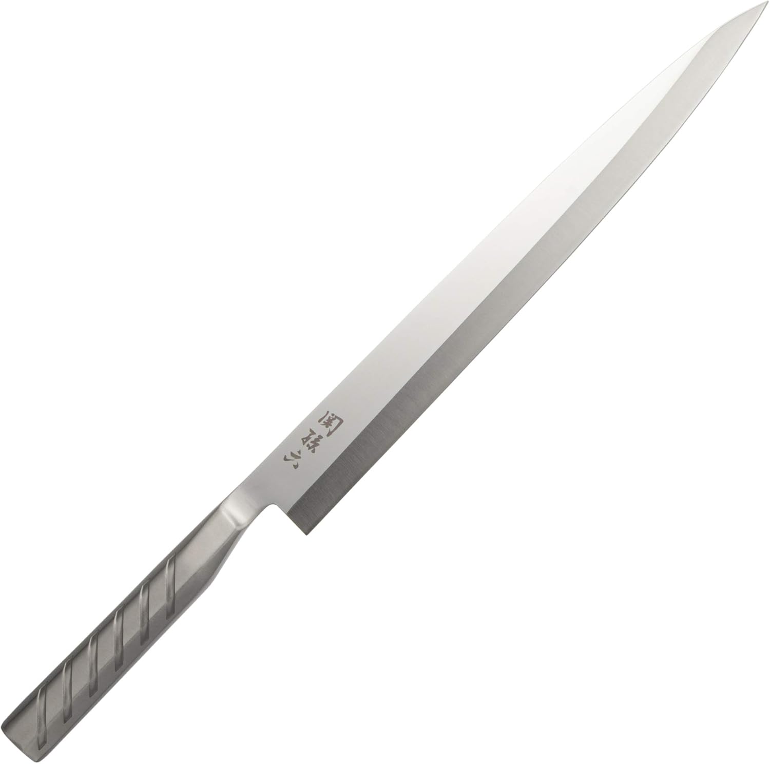 白紙1号 黒打 菜切（万能）包丁 165㎜ #1329 焼柄 月光作 黒い包丁