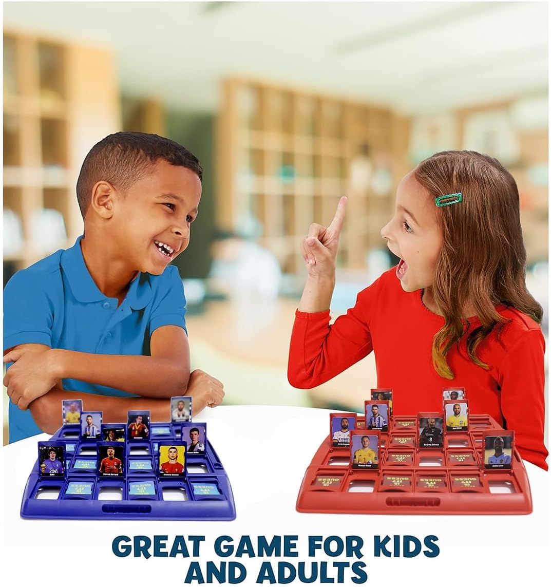 World Football Stars Guess Who 24 Characters Board Game Winning