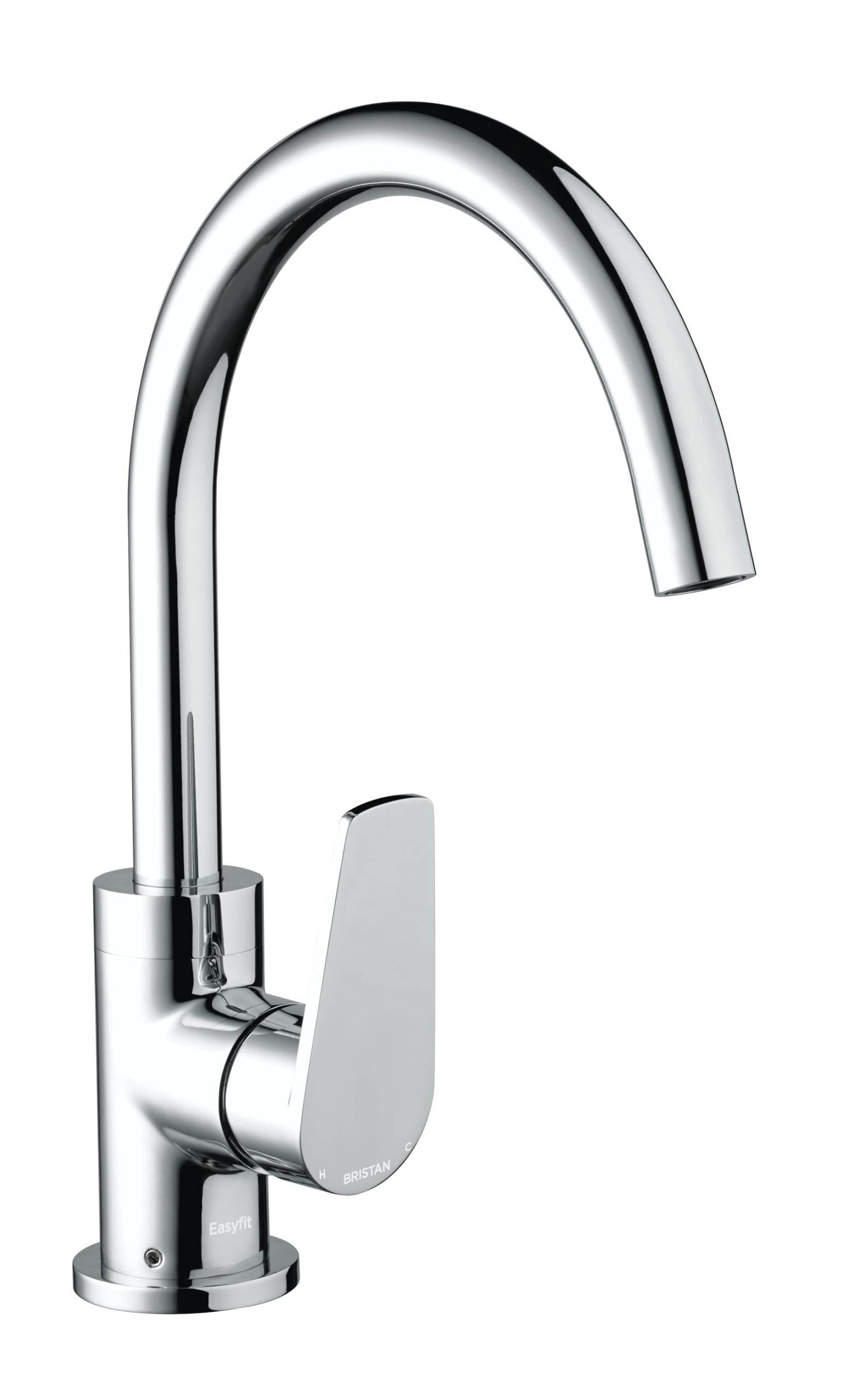 Bristan Rsp Efsnk C Raspberry Easyfit Kitchen Sink Mixer Tap With Swivel Spout, Chrome