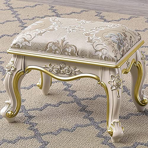 Taburete de tocador de maquillaje ligero para crear un rincón de belleza en tu dormitorio B 40x 2