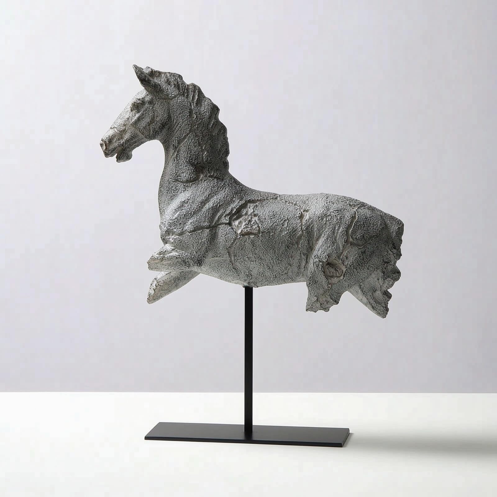 Qianly Scultura da Tavolo Scultura a Forma Vintage Soprammobile per Consolle