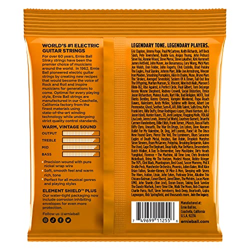 Image of Ernie Ball Hybrid Slinky Classic Pure Nickel Electric Guitar Strings 3-pack, 9-46 Gauge (P03252)