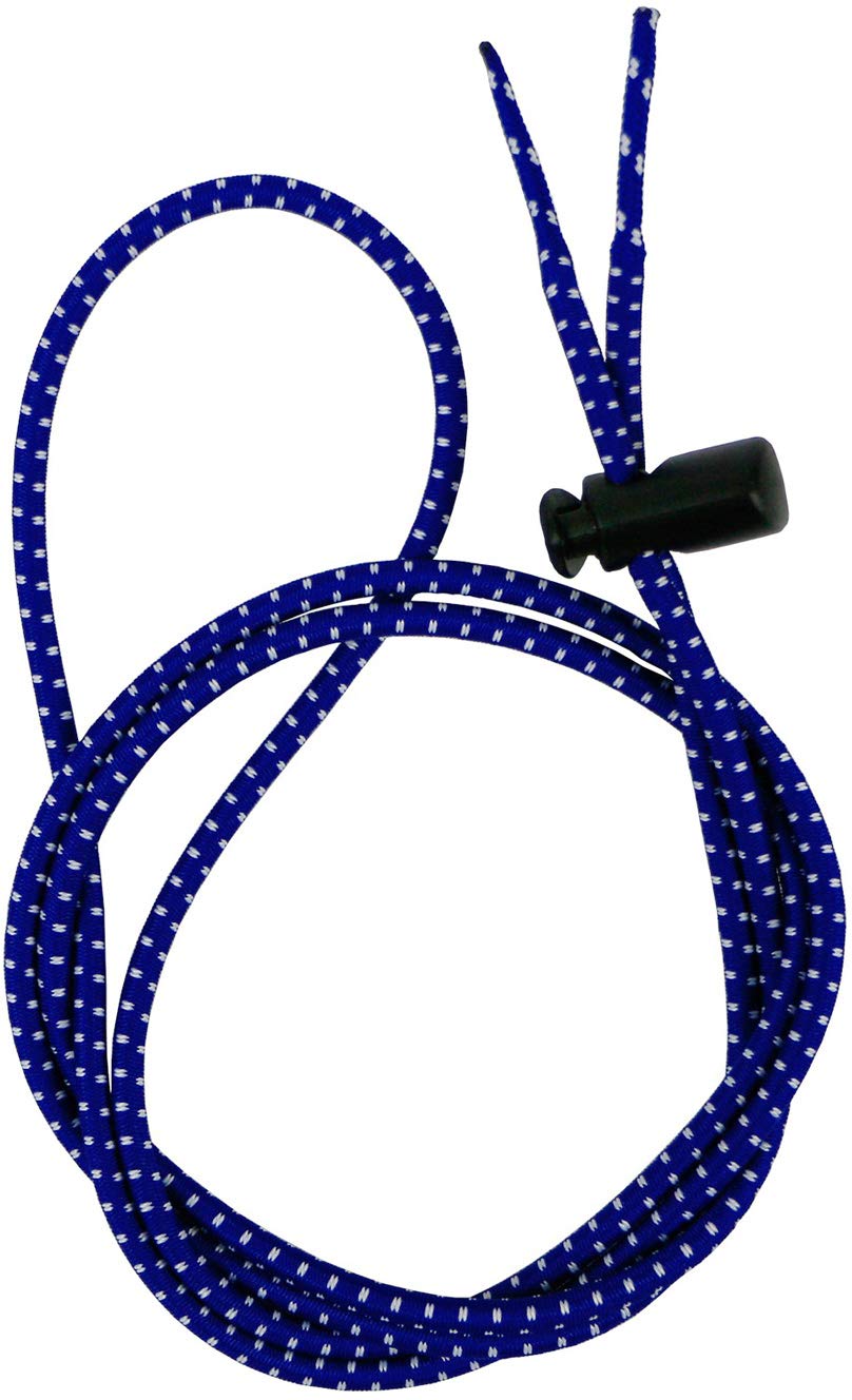 swimming goggles bungee strap Rope buckle tighter To strengthen the elastic rope buckle not easy to trip (Blue-White) — image 1