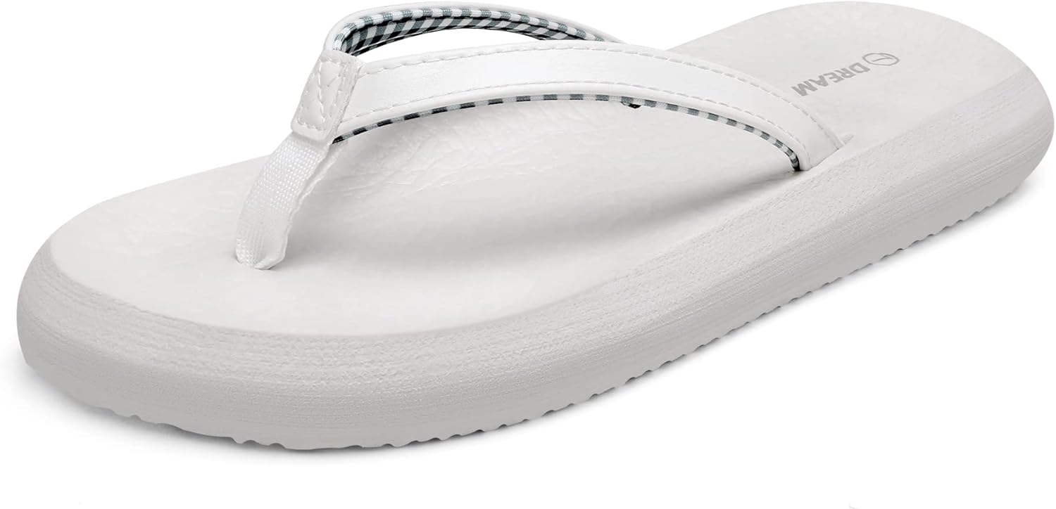 DREAM PAIRS Women’s Arch Support Flip Flops Comfortable Soft Cushion Summer Beach Thong Sandals