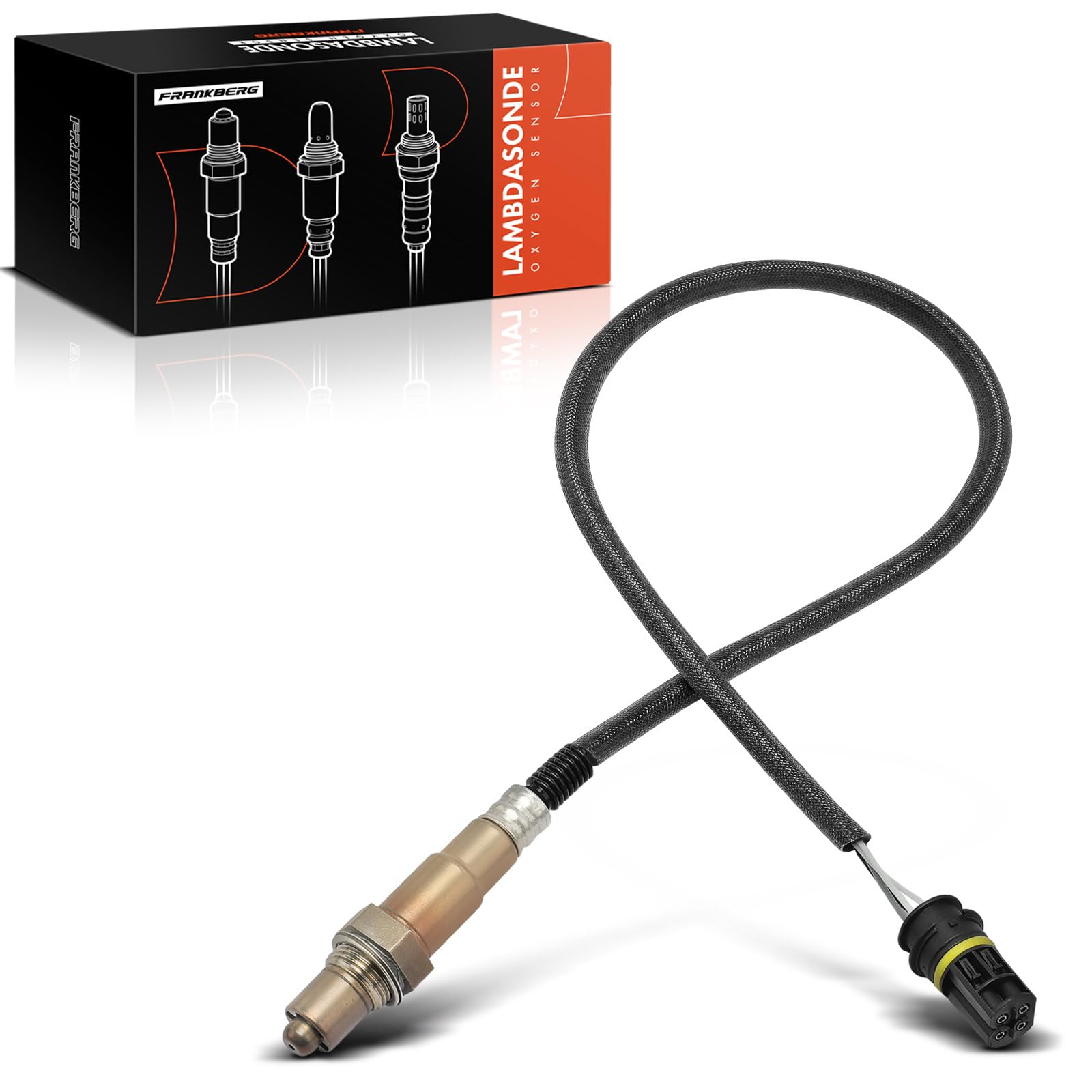 Frankberg Sonda lambda Sonda diagnostica Compatibile con SLK R171 Cabrio 450 Crossfire R.o.a.d.s.t.e.r City-Coupé 450 Crossfire Replace# 250-24469