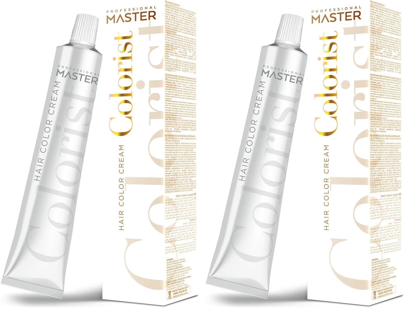 Professional Tüp Saç Boyası Boya 60 ml 8.3 Bal Köpüğü (2 paketi)