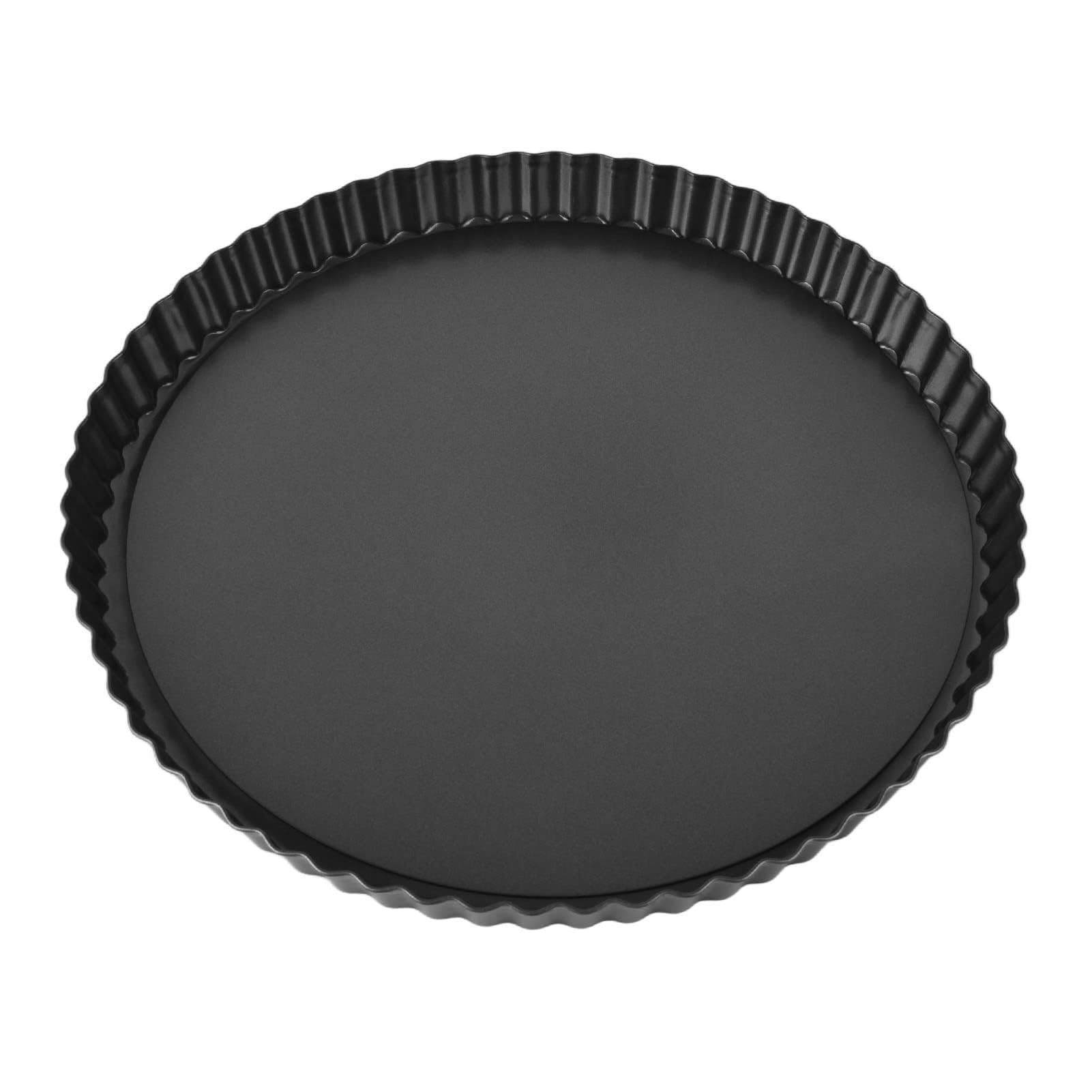 HERCHR Forma de torta, forma de quiche, formas de quiche de aço carbono com fundo solto