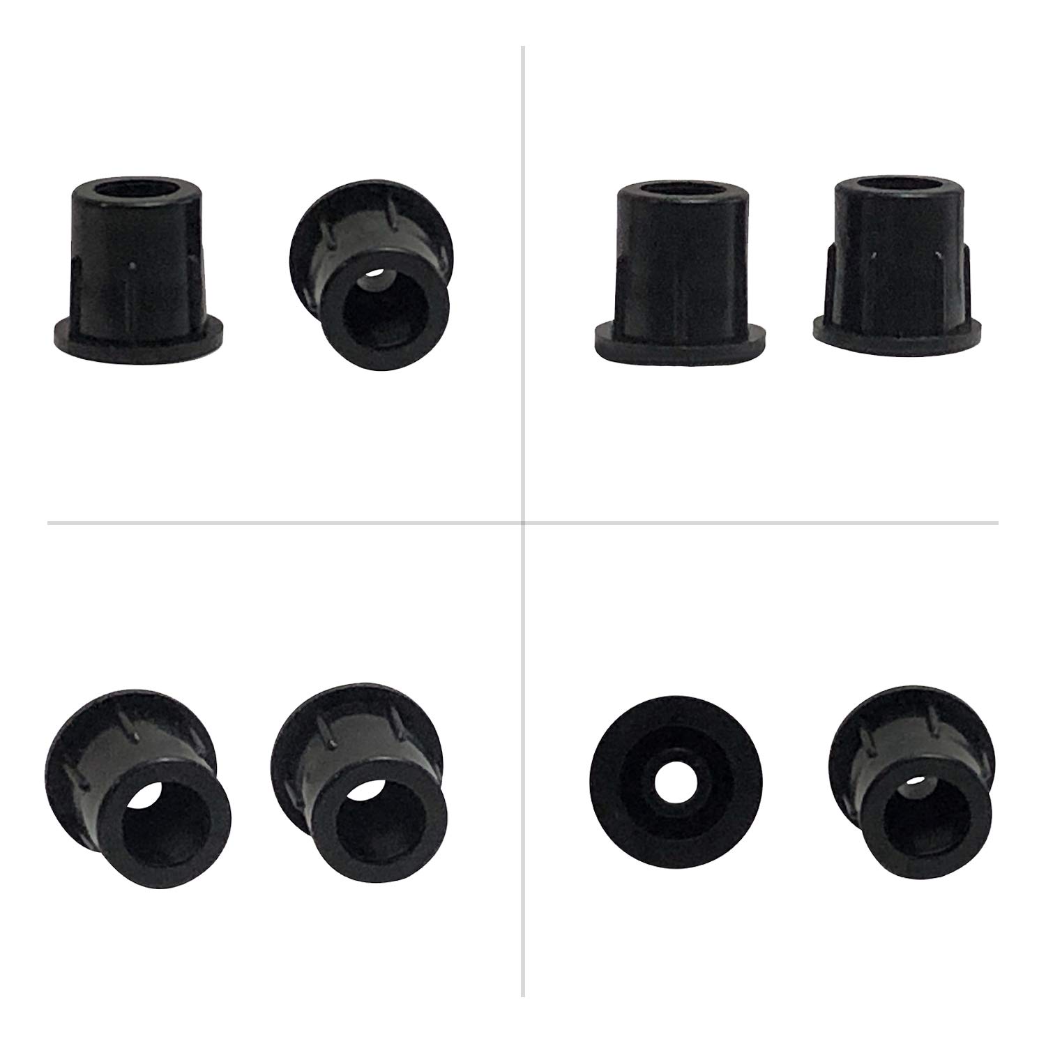 FENCE & DECK RITE Baluster connectors for ¾” OD Metal balusters. Black Polypropylene. (500)