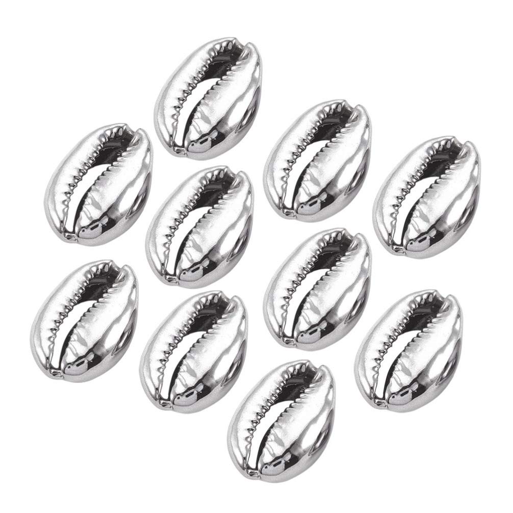 50 Pcs Monkey Drum Handmade Jewelry An Fittings Home Decor Necklet Wedding Ceremony Decorations Craft Making Pendant Shell Charms for Jewelry Making Beach