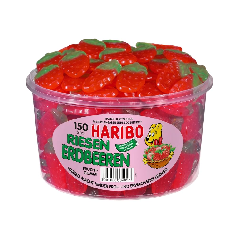 Leckerer Fruchtgummi/Weingummi Obstkorb zum vernaschen 3,9 kg mit Schaum-Bananen, Riesen Erdbeeren und Pfirsichen