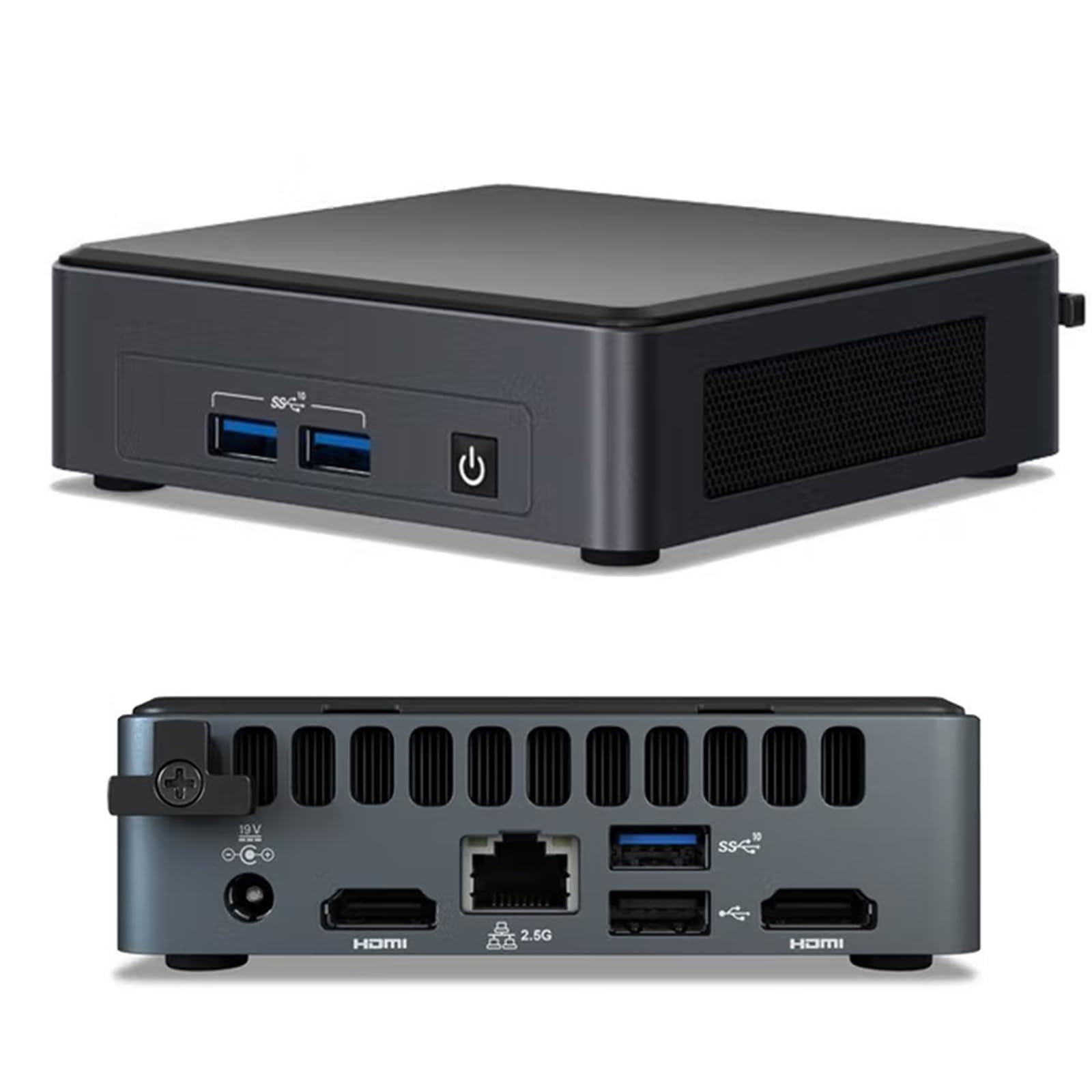 Cutesliving NUC 11 Pro Mini PC NUC11TNKV5, 11ª generación Core i5-1145G7, WiFi 6, Thunderbolt 4, 4.4GHz, pantalla dual 4K, Bluetooth 5.2, mini computadora de escritorio compacta de oficina (barebone)