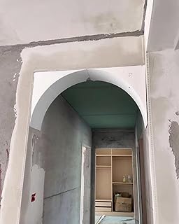Interior Gypsum Boards Door Arch Kit 2 Pieces, Paintable Rounded DIY Arc...